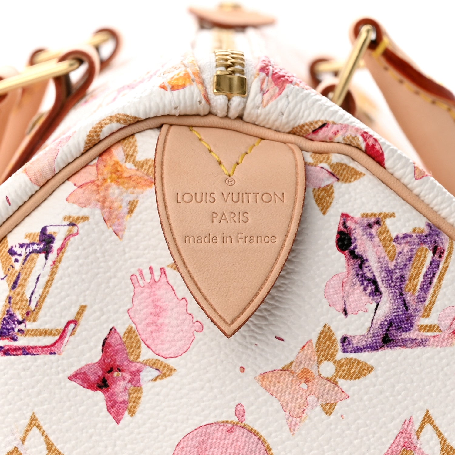 Louis Vuitton Watercolor Aquarelle Speedy 30 White 6 of 9