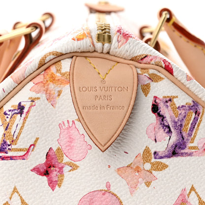 Louis Vuitton Watercolor Aquarelle Speedy 30 White 6 of 9