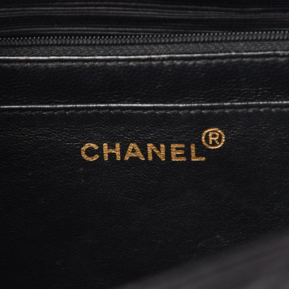 Chanel Lambskin Quilted Jumbo Single Flap Black 8 of 18