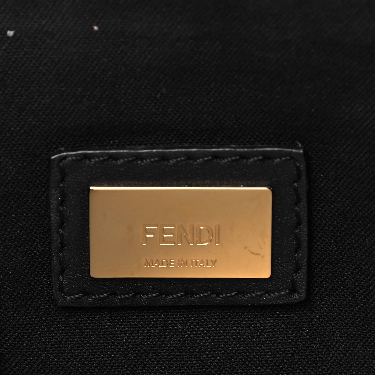 Vitello Dolce Baguette Shoulder Bag Black