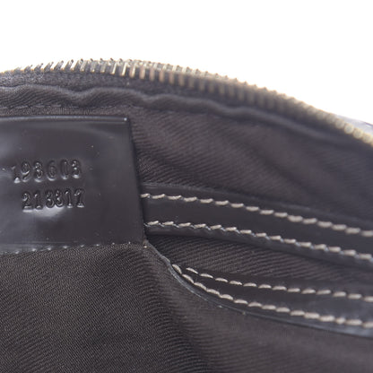 Gucci Monogram Guccissima Hearts Studded Medium Joy Boston Dark Brown 7 of 10