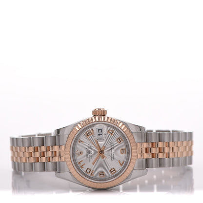 Rolex Stainless Steel 18K Everose Gold 26mm Oyster Perpetual Datejust Watch Pink 179171 3 of 7