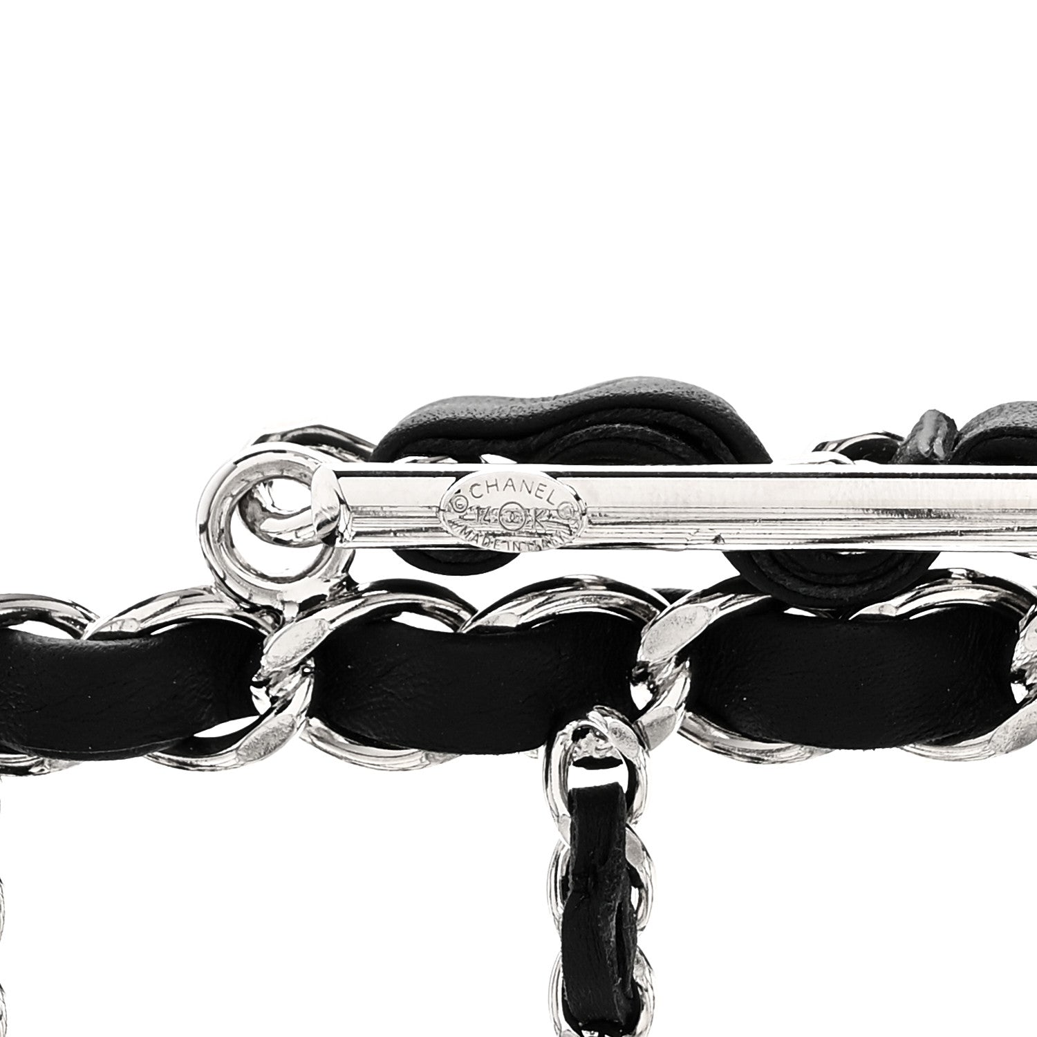 Chanel Brass Calfskin Grocery By Chanel Minaudiere Shopping Basket Silver 7 of 9