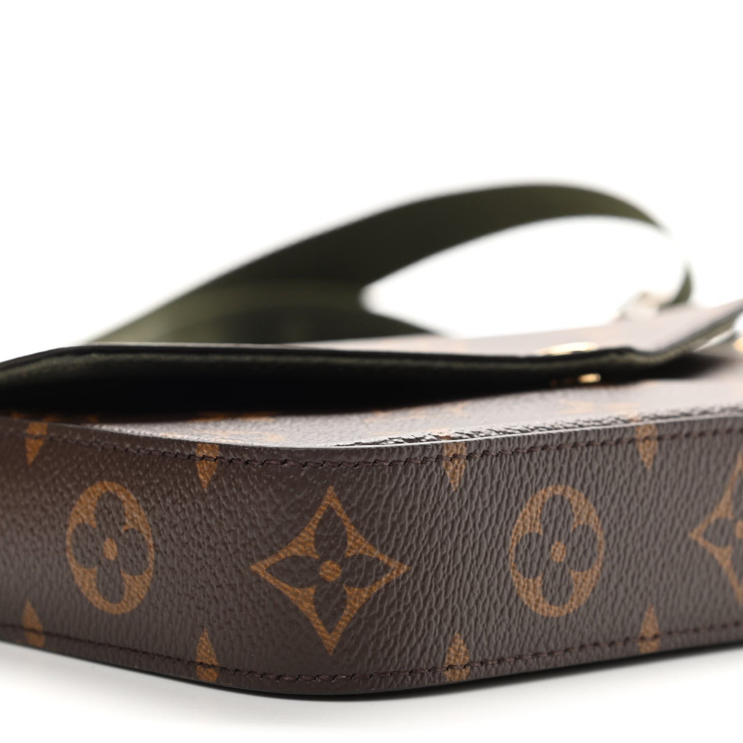 Monogram Felicie Strap & Go Kaki