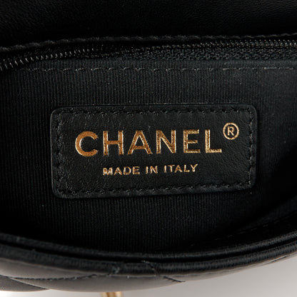 Chanel Lambskin Quilted CC Small Dynasty Flap Black 7 of 12
