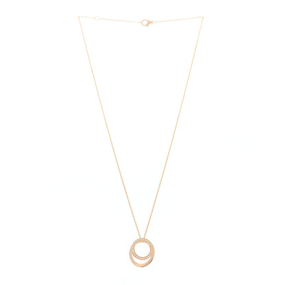 Cartier 18K Pink Gold Diamond Etincelle De Cartier Pendant Necklace 2 of 7