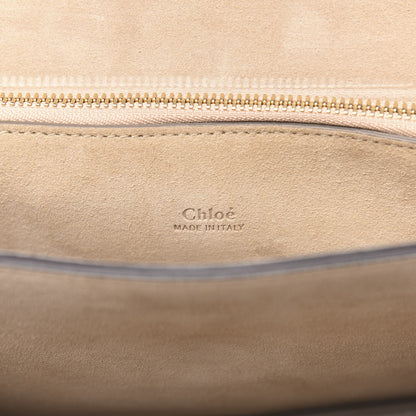 Chloe Suede Calfskin Medium Faye Shoulder Bag Tobacco 8 of 12