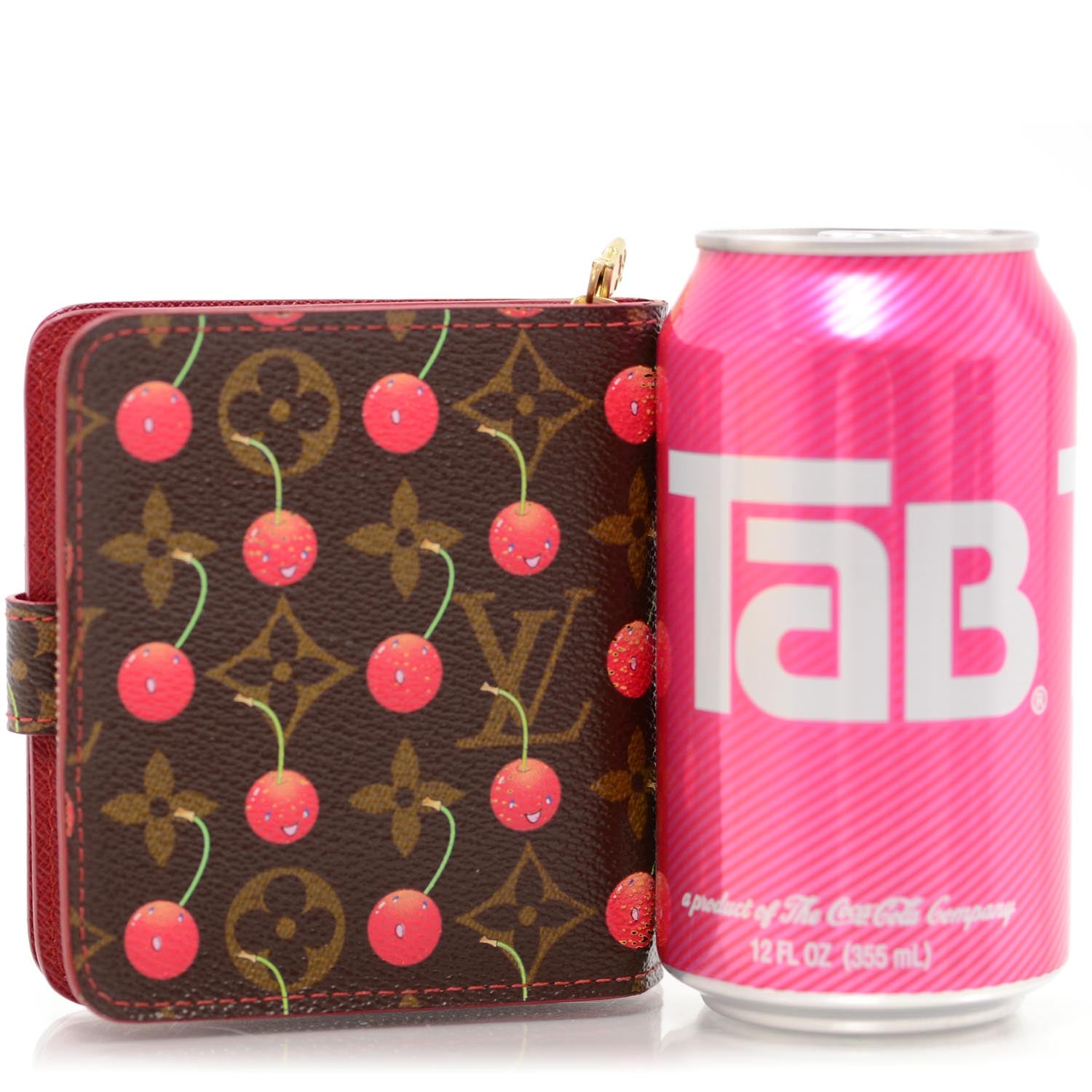 Louis Vuitton Monogram Cerises Compact Zippe Wallet 2 of 10
