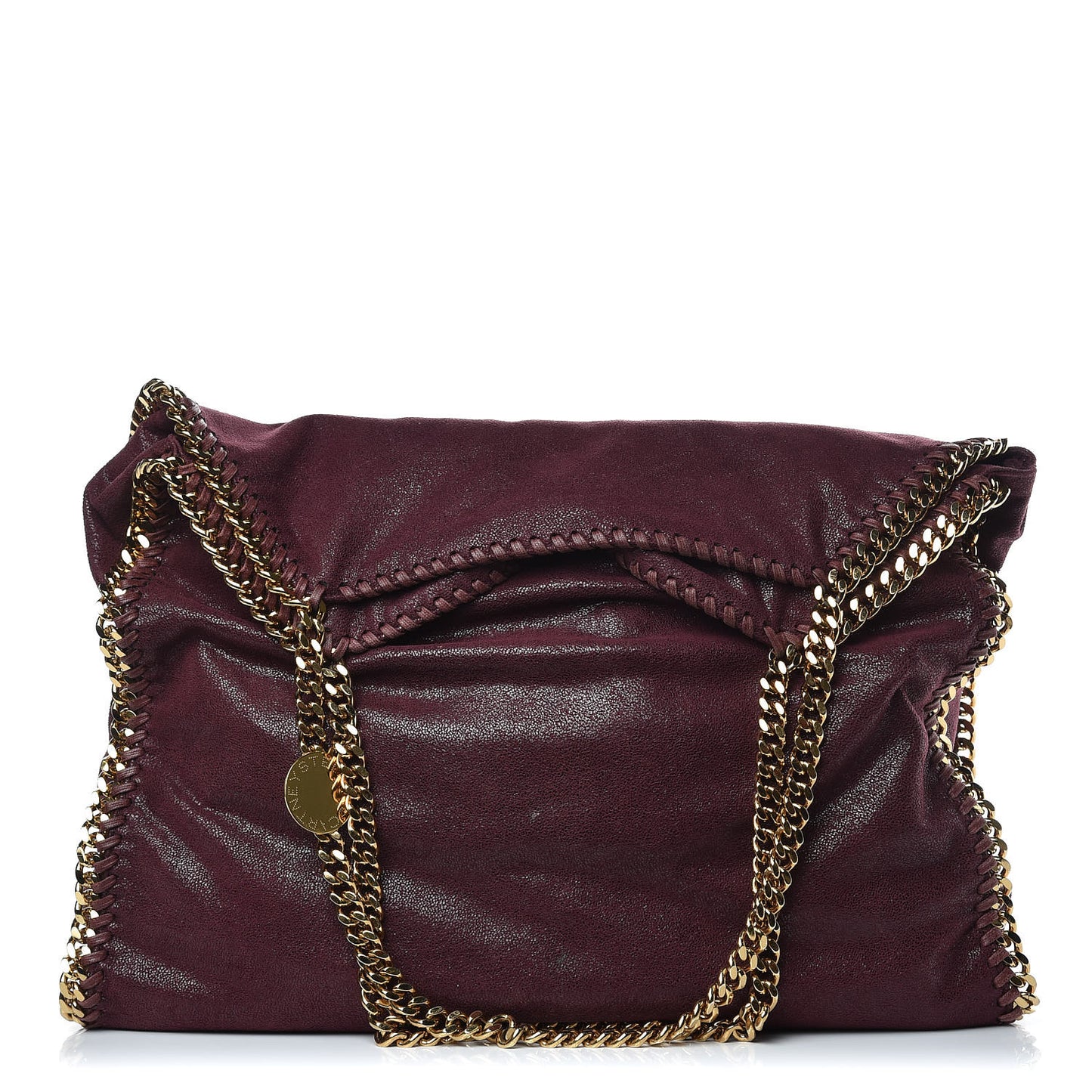 Shaggy Deer Big Falabella Tote Plum