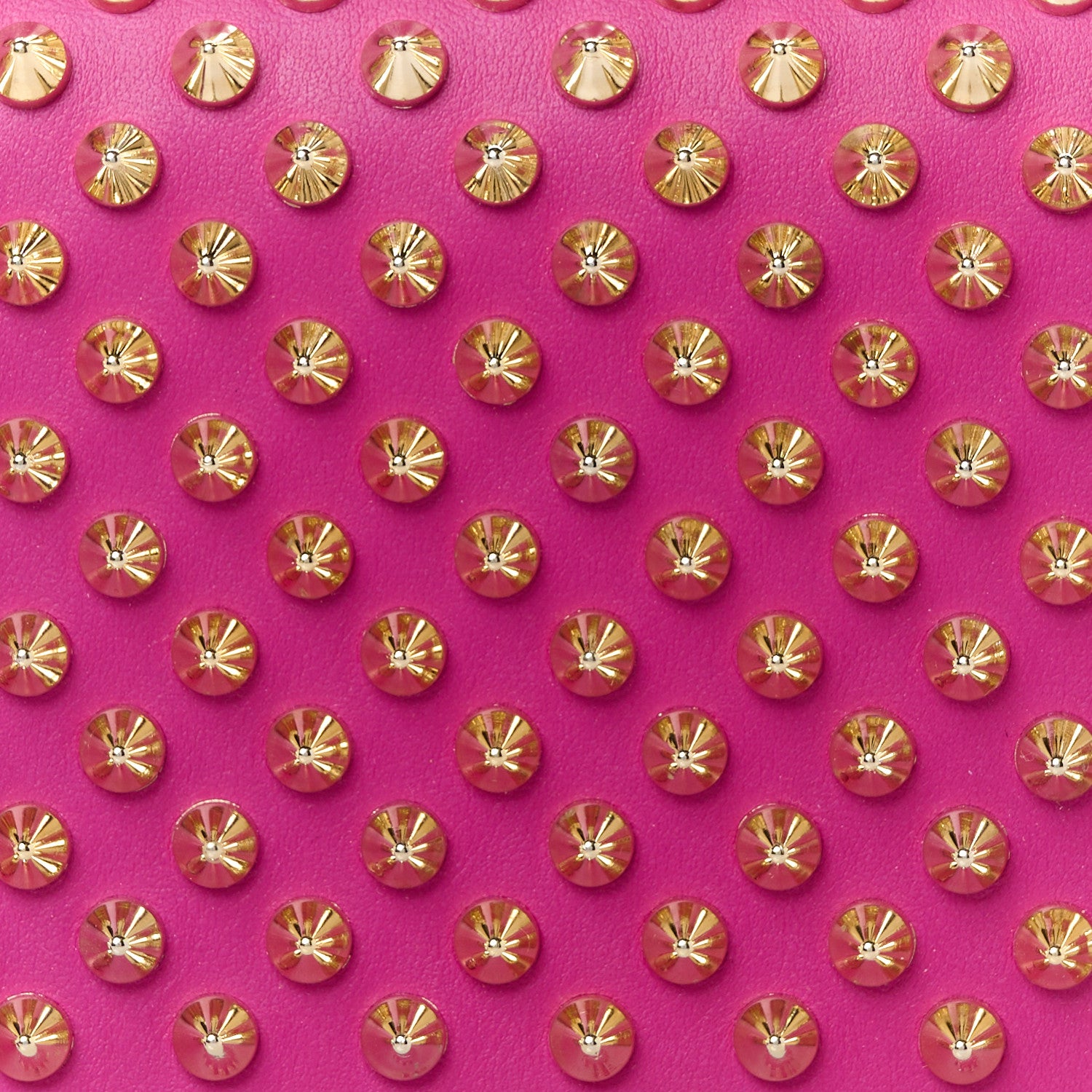 Christian Louboutin Calfskin Macaron Spiked Flap Wallet Indian Rose 8 of 11