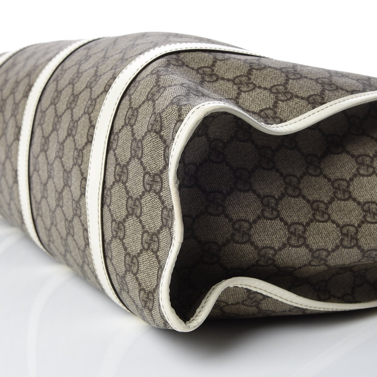 Monogram Large Joy Shoulder Bag White