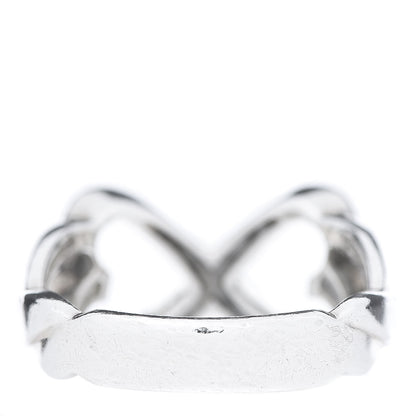 Tiffany Sterling Silver Paloma Picasso Double Loving Heart Ring 55 7.25 4 of 6