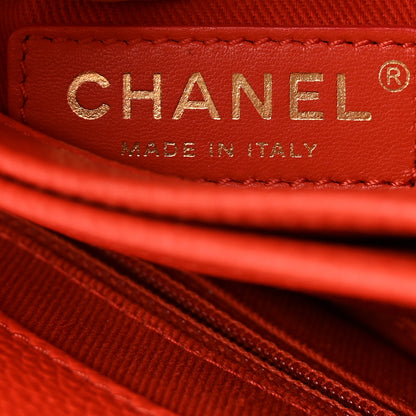 Chanel Grained Calfskin Mini Neo Executive Shopper Tote Red 7 of 13