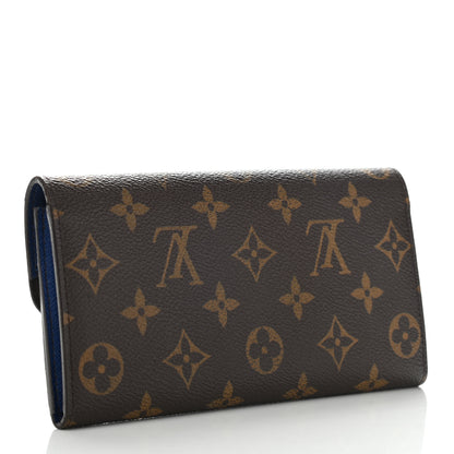 Louis Vuitton Monogram Emilie Wallet Blue 3 of 13