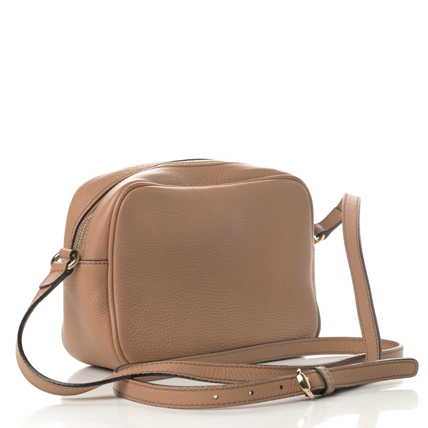 Gucci Pebbled Calfskin Small Soho Disco Bag Camelia 3 of 15