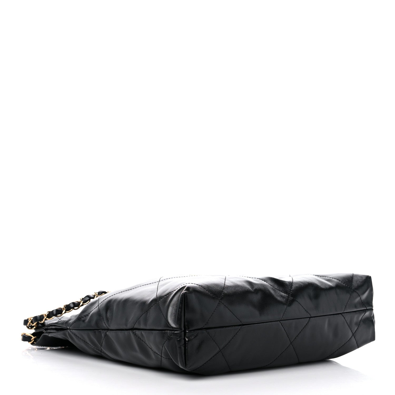 Chanel Shiny Calfskin Quilted Small Chanel 22 Black 5 of 11