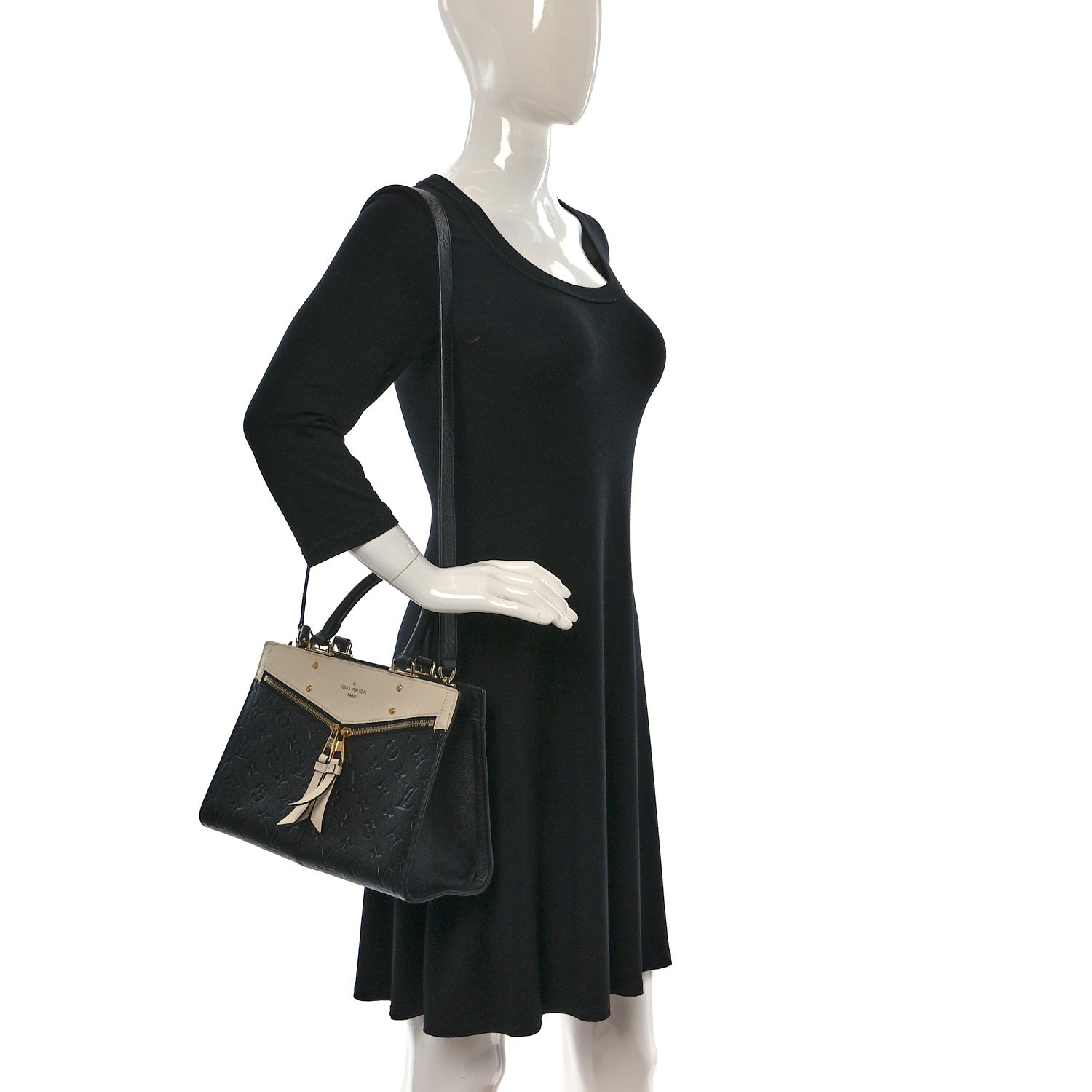 Louis Vuitton Empreinte Sully PM Black Creme 2 of 16