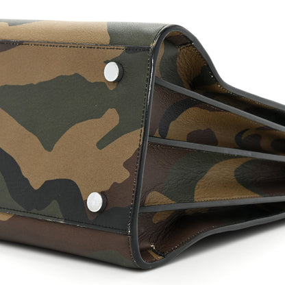 Saint Laurent Calfskin Camouflage Small Sac De Jour Kaki Black 10 of 21