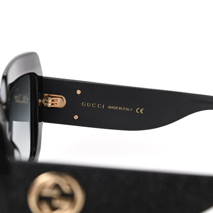 Gucci Square Frame Glitter GG0102S Sunglasses Black 5 of 7