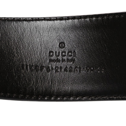 Gucci Calfskin Web Interlocking G Belt 90 36 Red 5 of 8