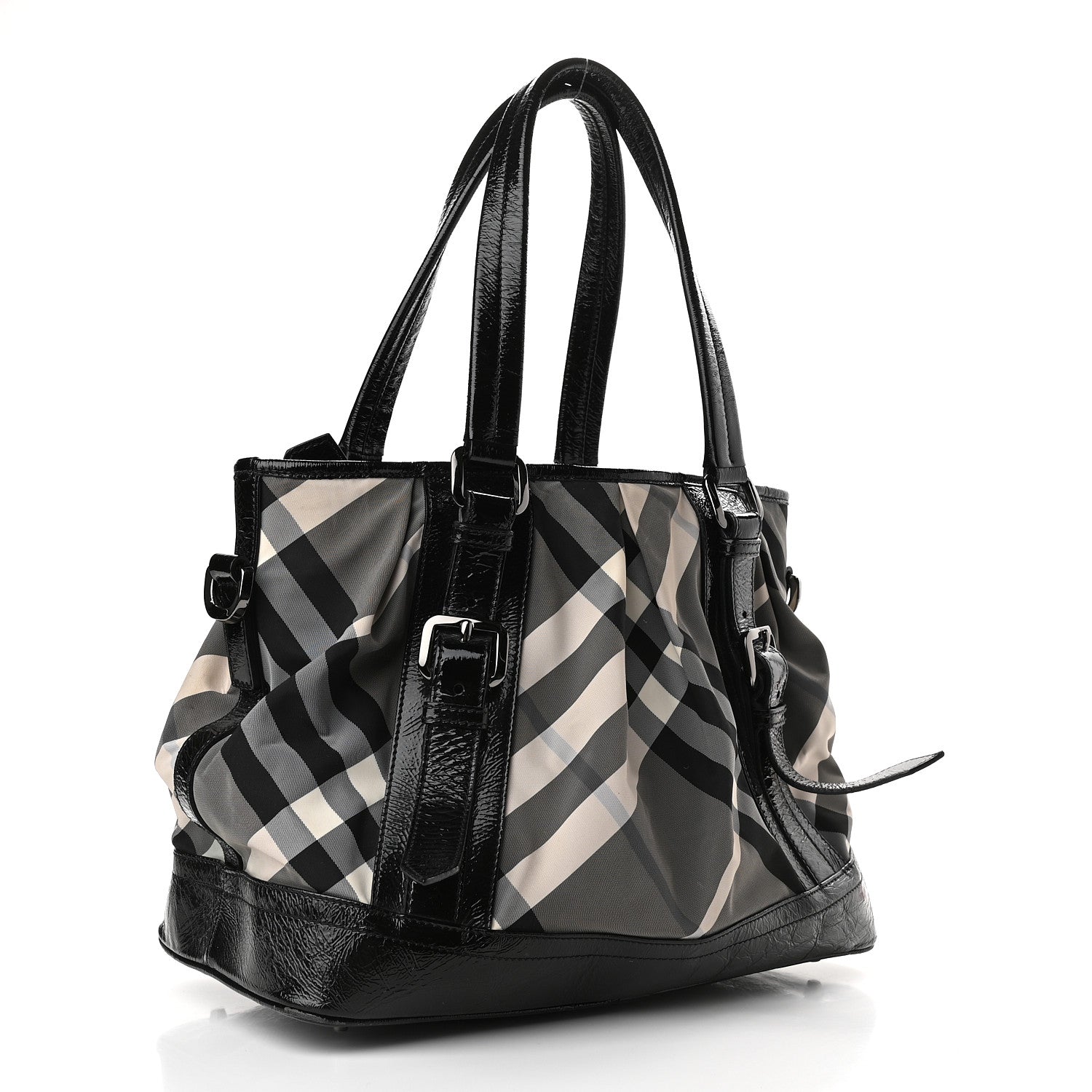 Burberry Nylon Beat Check Lowry Black 3 of 10