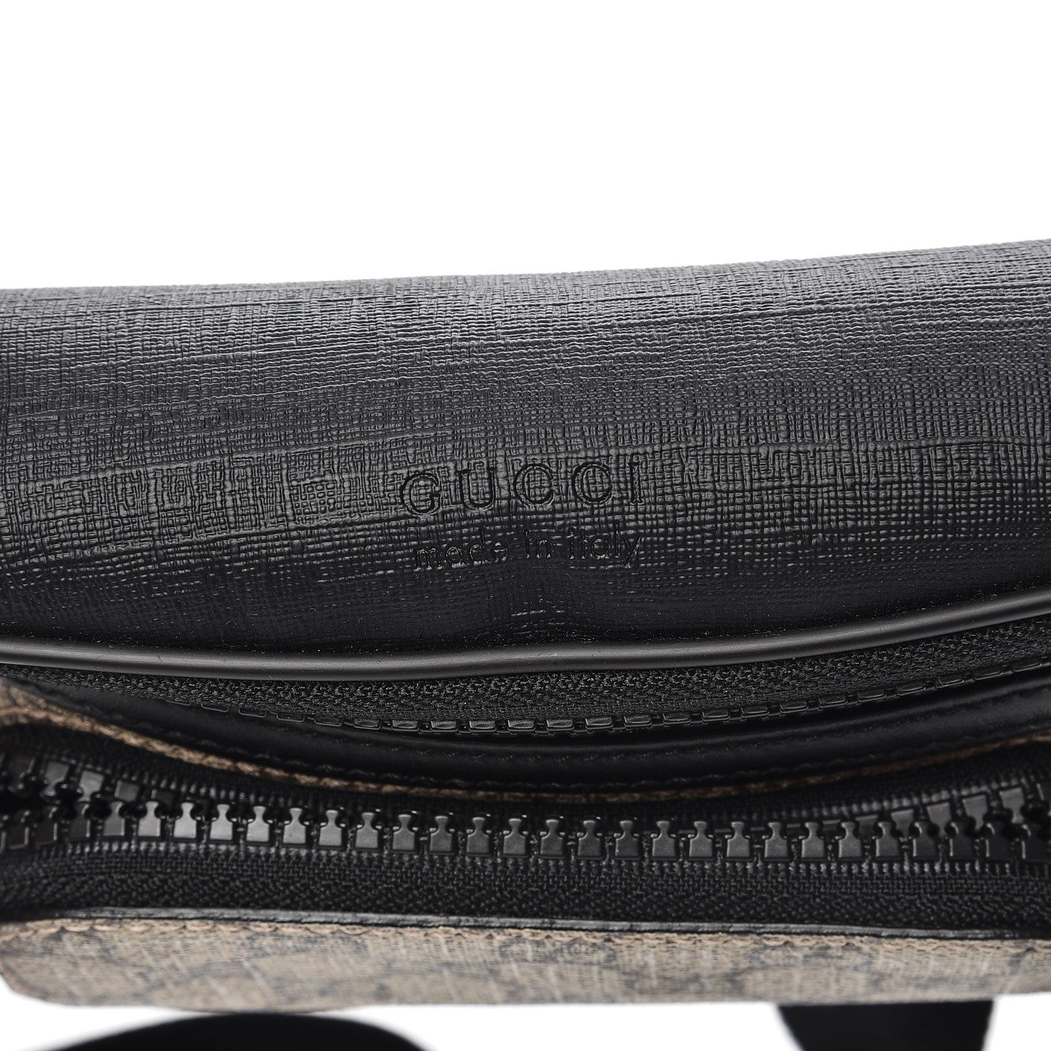Gucci GG Supreme Monogram Belt Bag Black 5 of 8