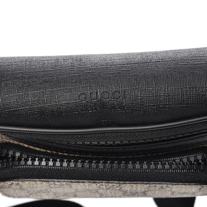 Gucci GG Supreme Monogram Belt Bag Black 5 of 8