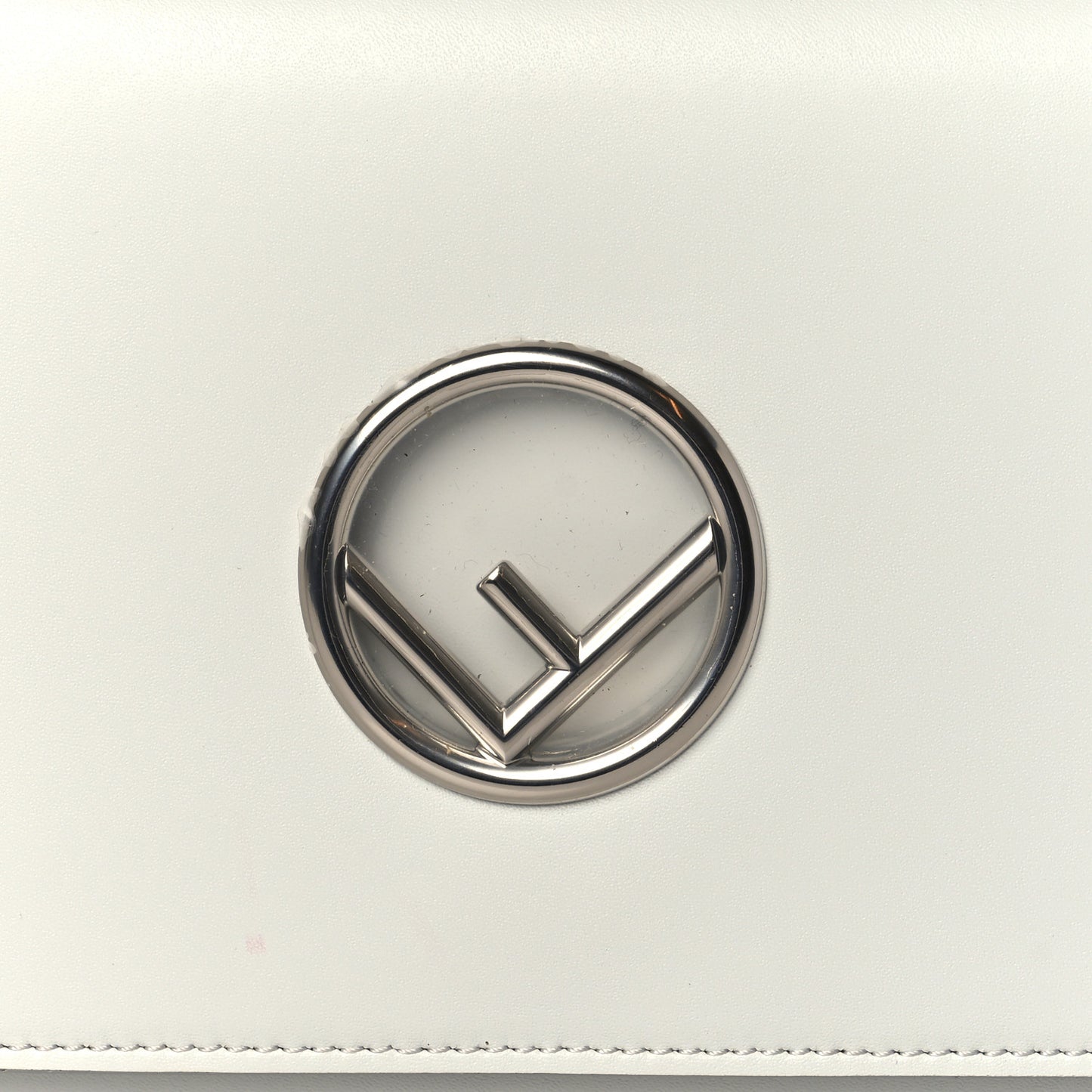 Vitello Liberty Lucido F is Fendi Wallet on Chain White
