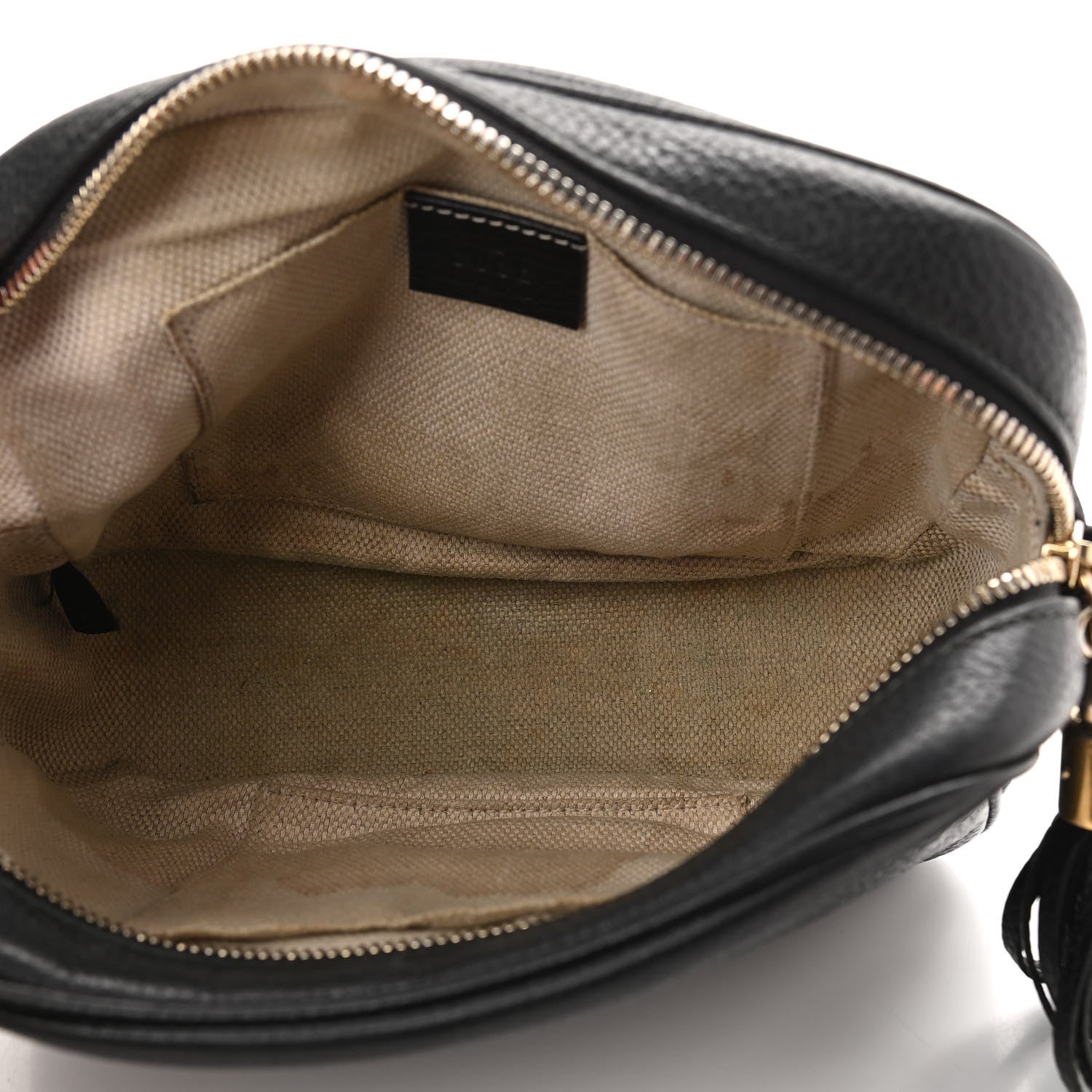Gucci Pebbled Calfskin Small Soho Disco Bag Black 5 of 17