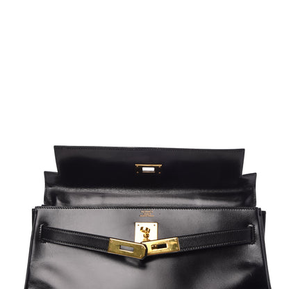 Hermes Box Kelly Retourne 32 Black 9 of 47