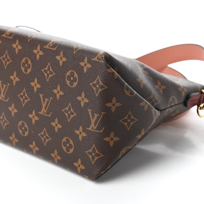 Louis Vuitton Monogram Beaubourg Hobo Mini Bordeaux Red Peach Safran Blue Jean Blue 7 of 10