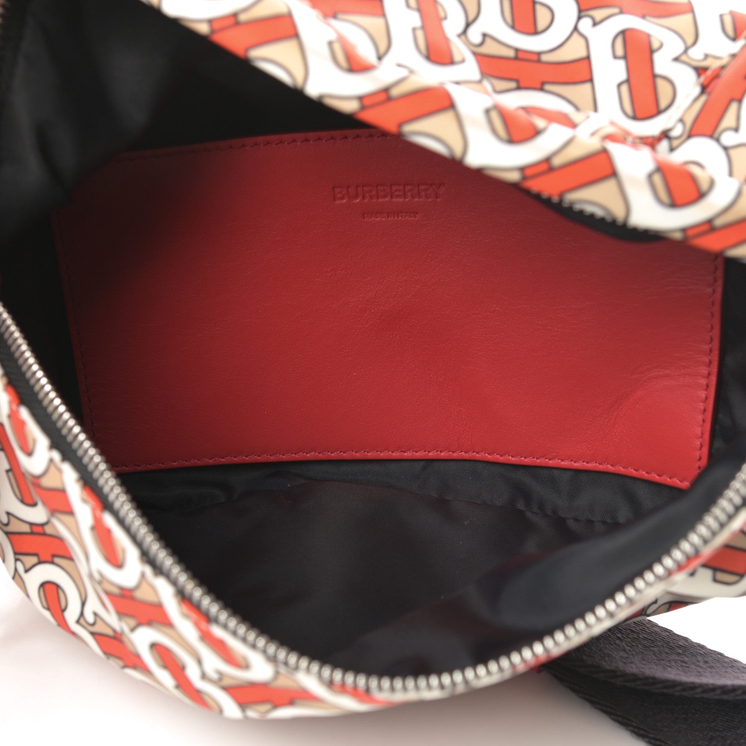 Burberry Nylon Monogram TB Sonny Bum Bag Vermillion 5 of 12