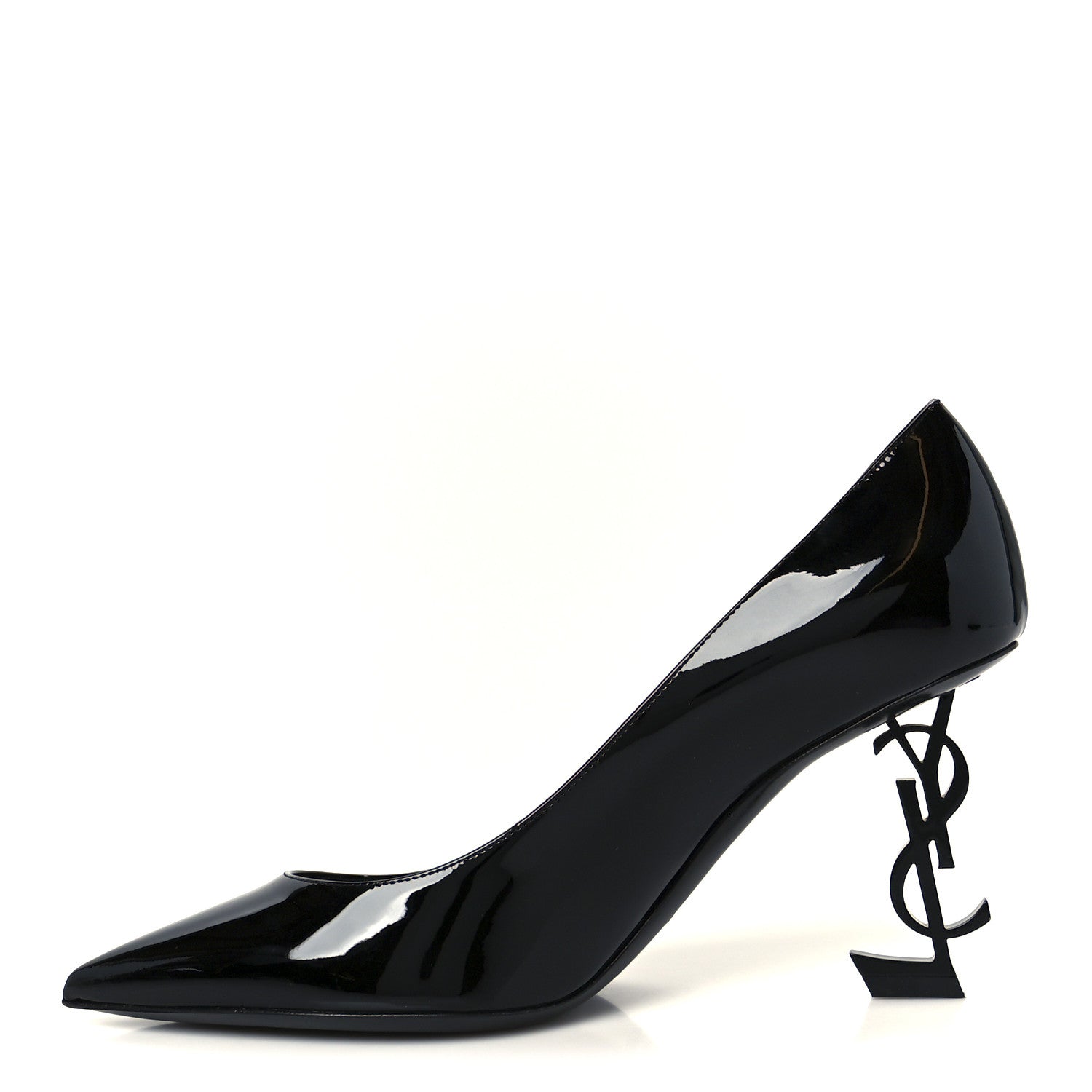 Saint Laurent Patent Opyum 85 Pumps 37.5 Black 1 of 10