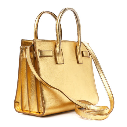 Saint Laurent Metallic Calfskin Baby Sac De Jour Ciad 3 of 13