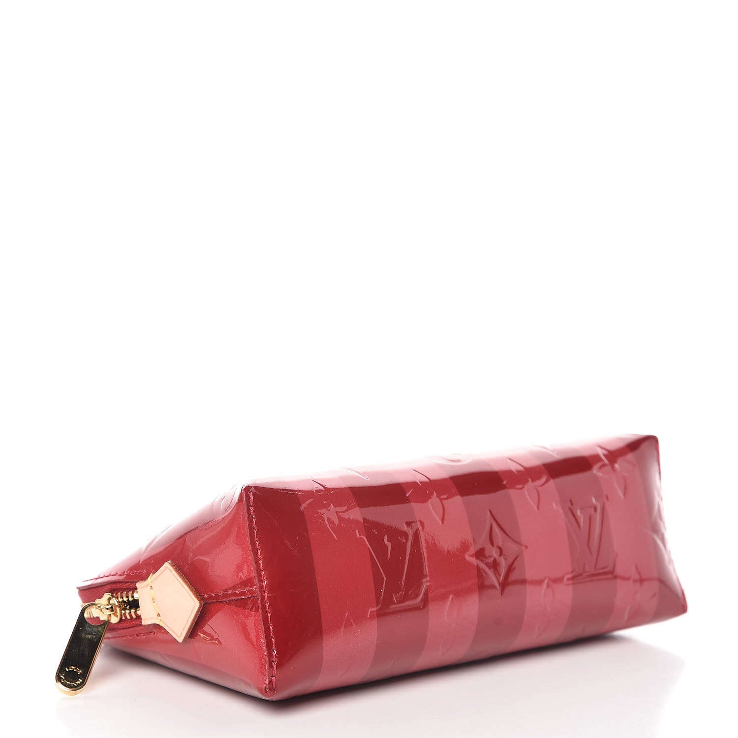 Louis Vuitton Vernis Rayures Cosmetic Pouch Pomme D'Amour 4 of 8