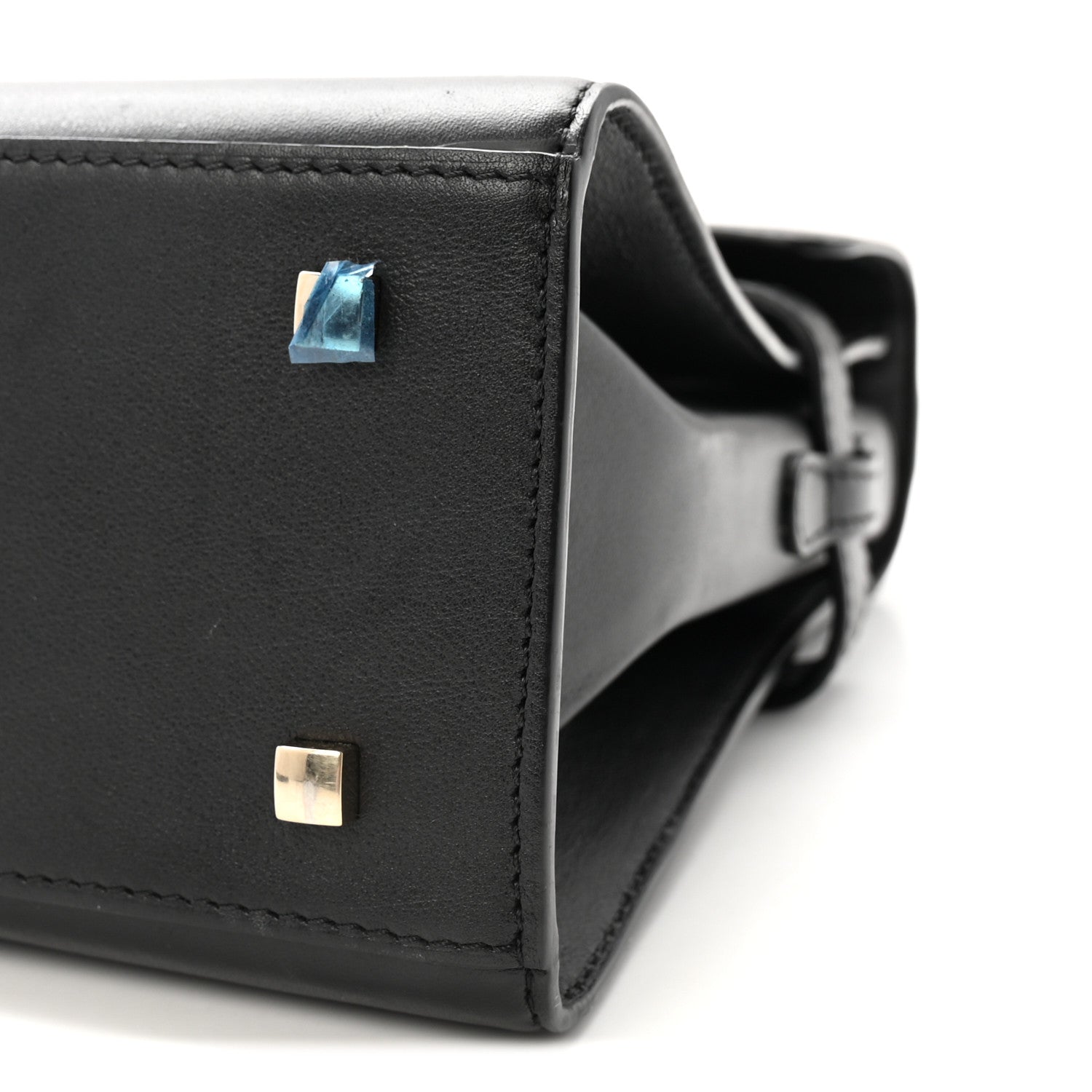 Delvaux Calfskin MM Tempete Satchel Black 10 of 10