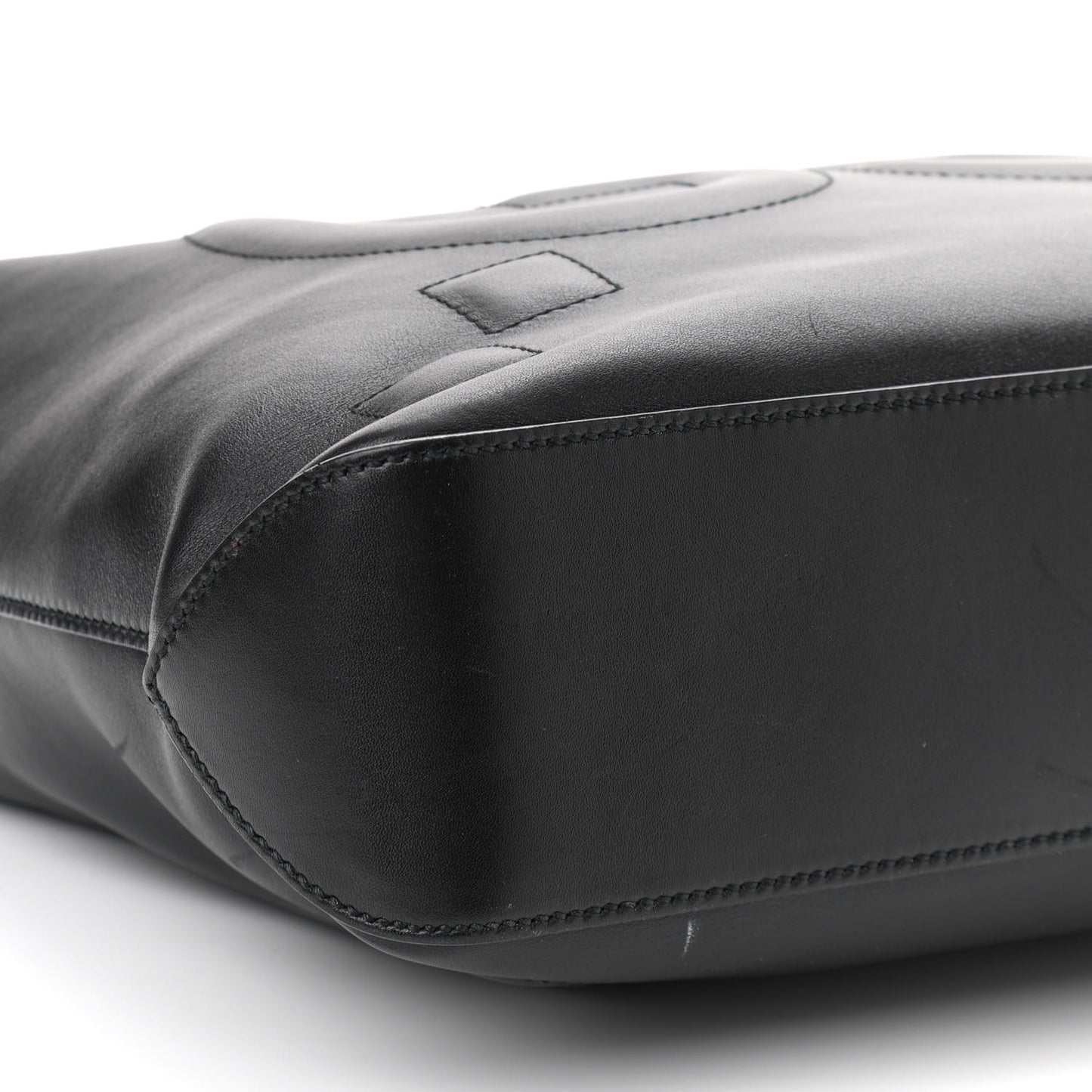 Apollo Calfskin GG Dadini Embroidered Chain Hobo Black