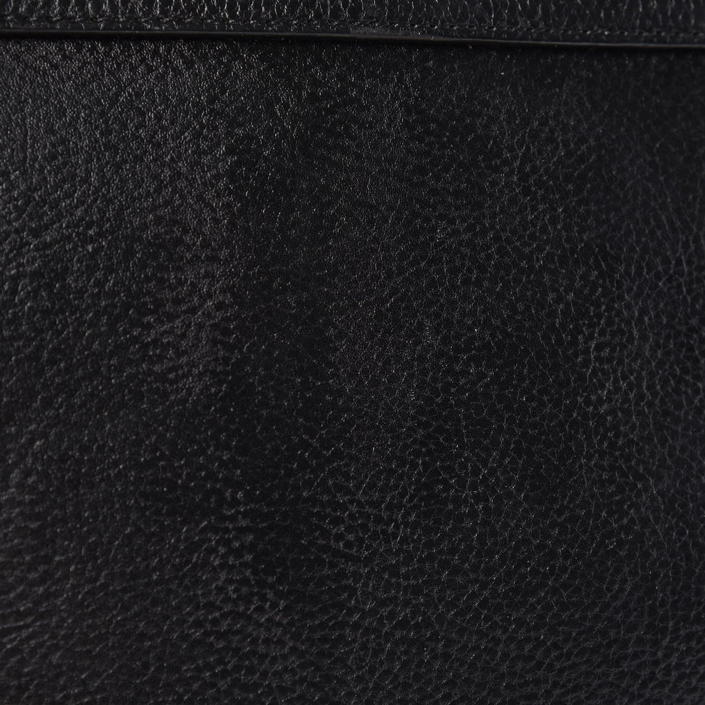 Grained Calfskin Medium Hudson Tassel Shoulder Bag Black