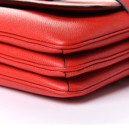 Mulberry Small Classic Grain Calfskin Belted Bayswater Satchel Lipstick Red 10 of 11