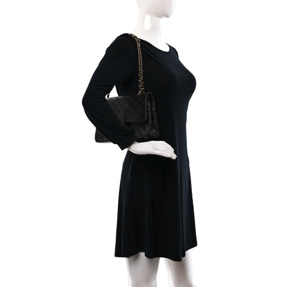 Chanel Lambskin Quilted Medium Double Flap Black 2 of 13