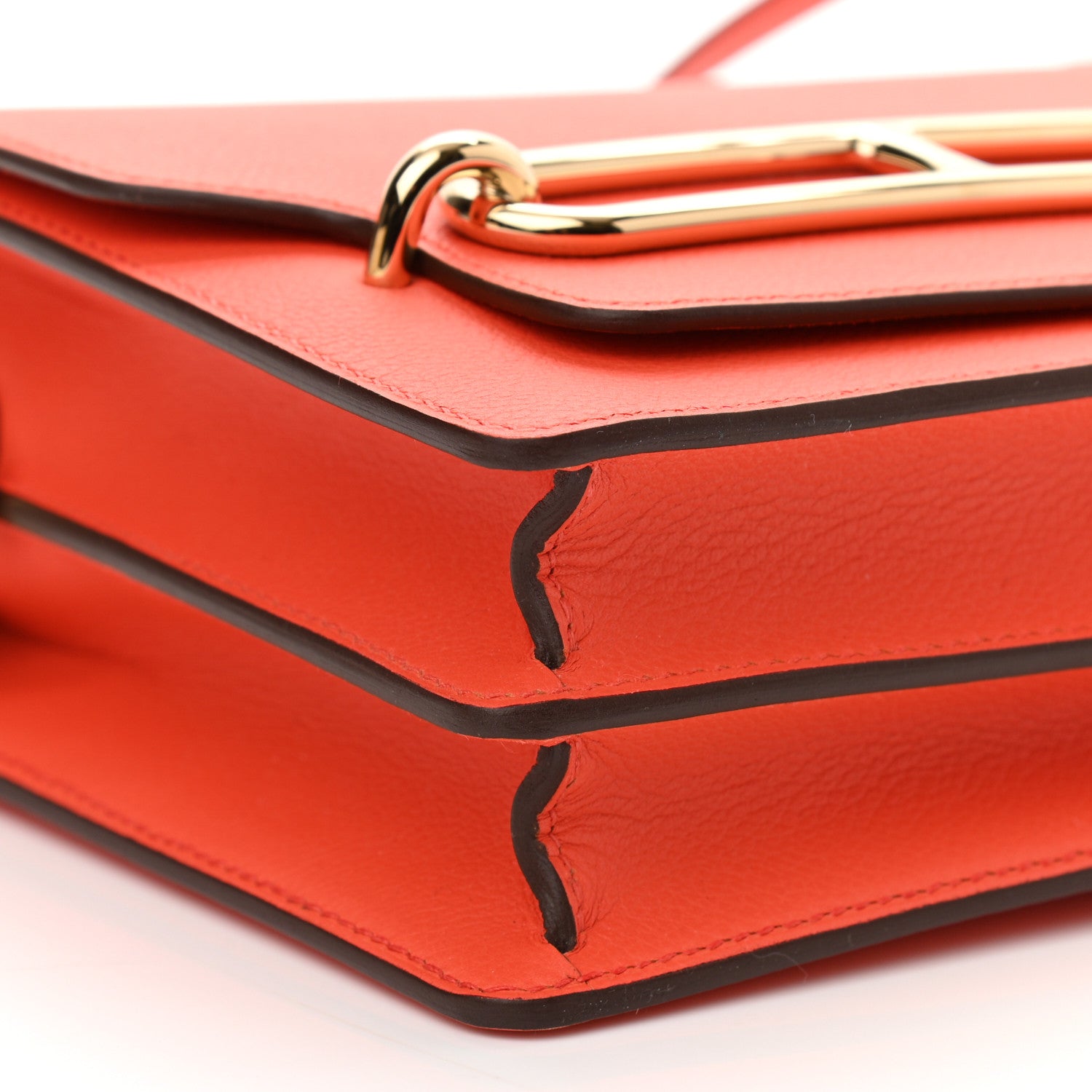 Hermes Evercolor Mini Sac Roulis Orange Poppy 9 of 10