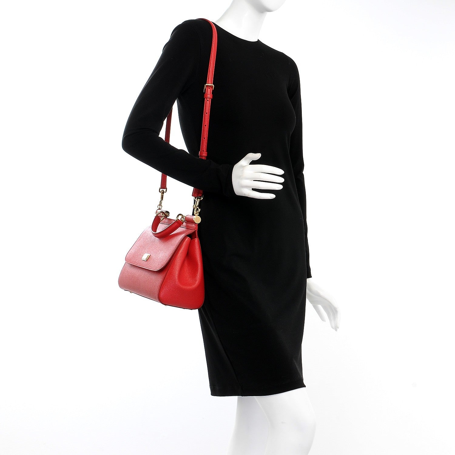 Dolce & Gabbana Dauphine Medium Miss Sicily Satchel Red 2 of 7