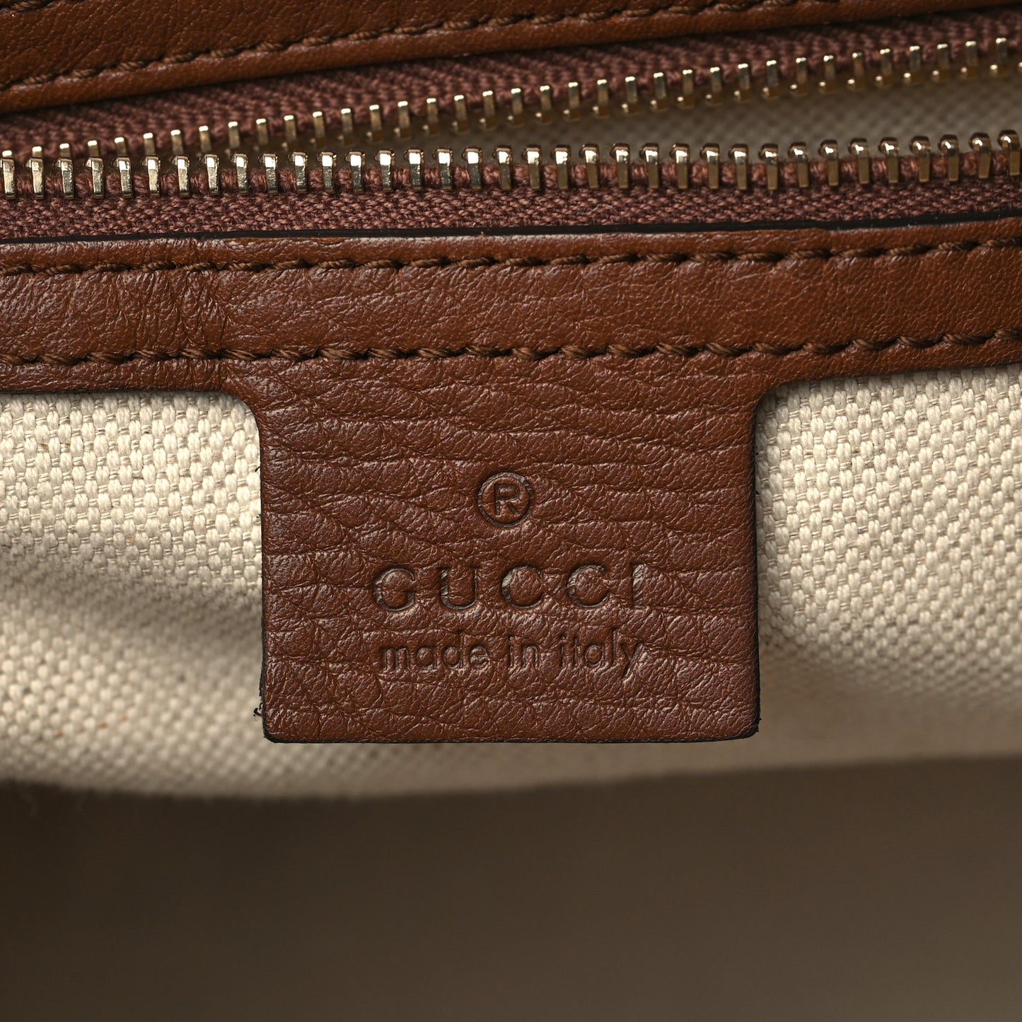 Monogram Web Medium Boston Dark Brown