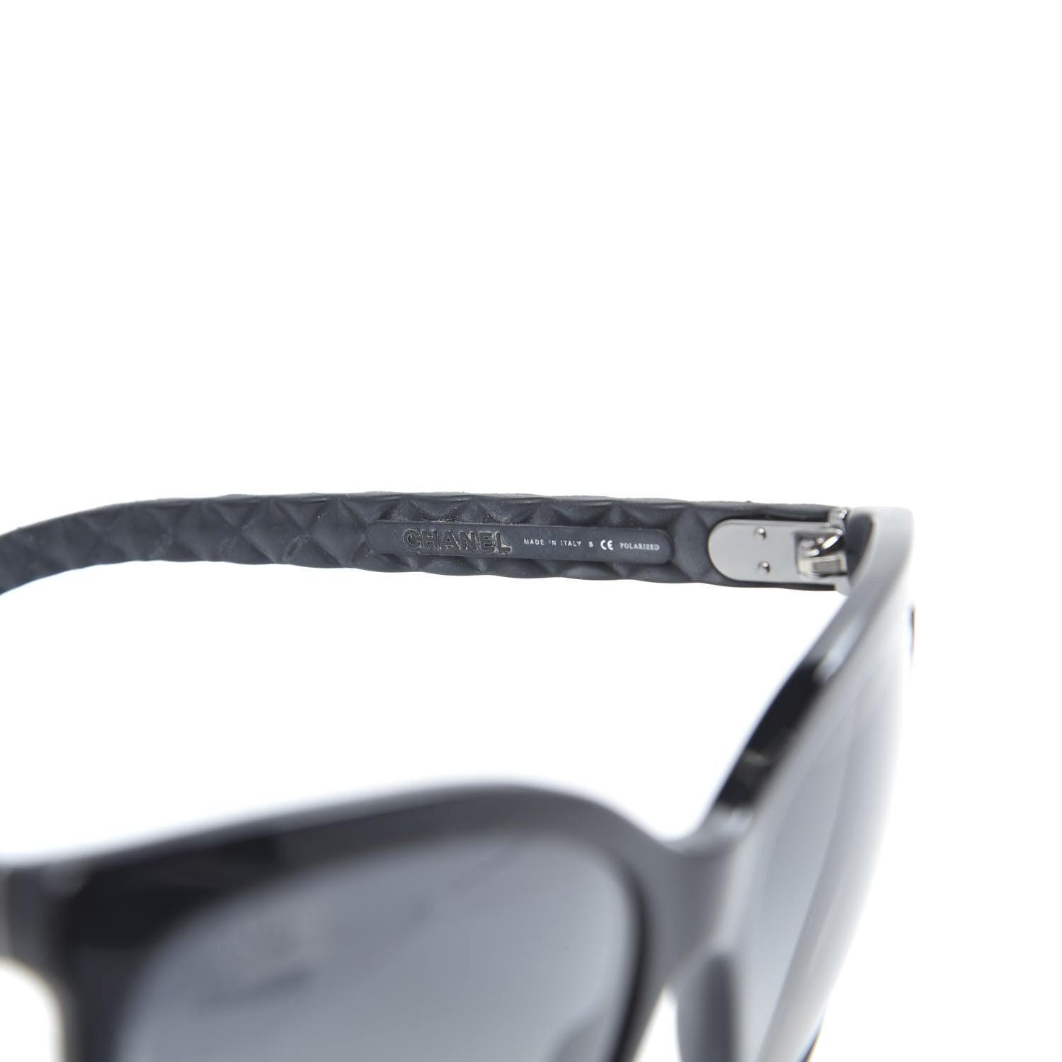 Chanel Acetate Polarized Quilted CC Sunglasses 5288-Q Black 5 of 8