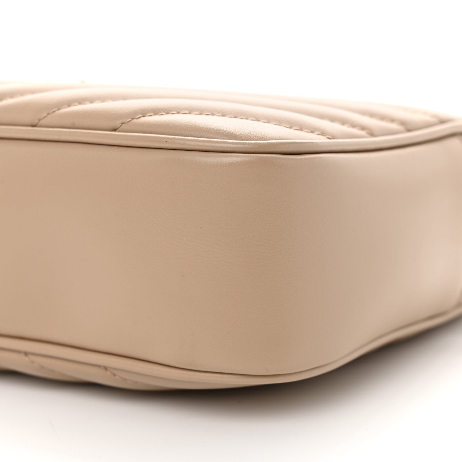 Saint Laurent Calfskin Matelasse Monogram Lou Camera Bag Dark Beige 10 of 12