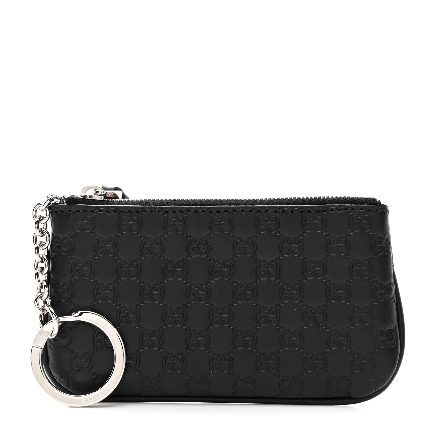 Microguccissima Key Ring Coin Case Black