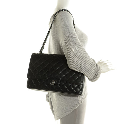 Chanel Caviar Quilted Maxi Double Flap Black 2 of 9