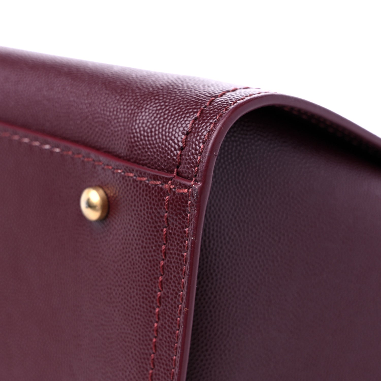 Chanel Caviar Small Studded Deauville Tote Burgundy 11 of 11