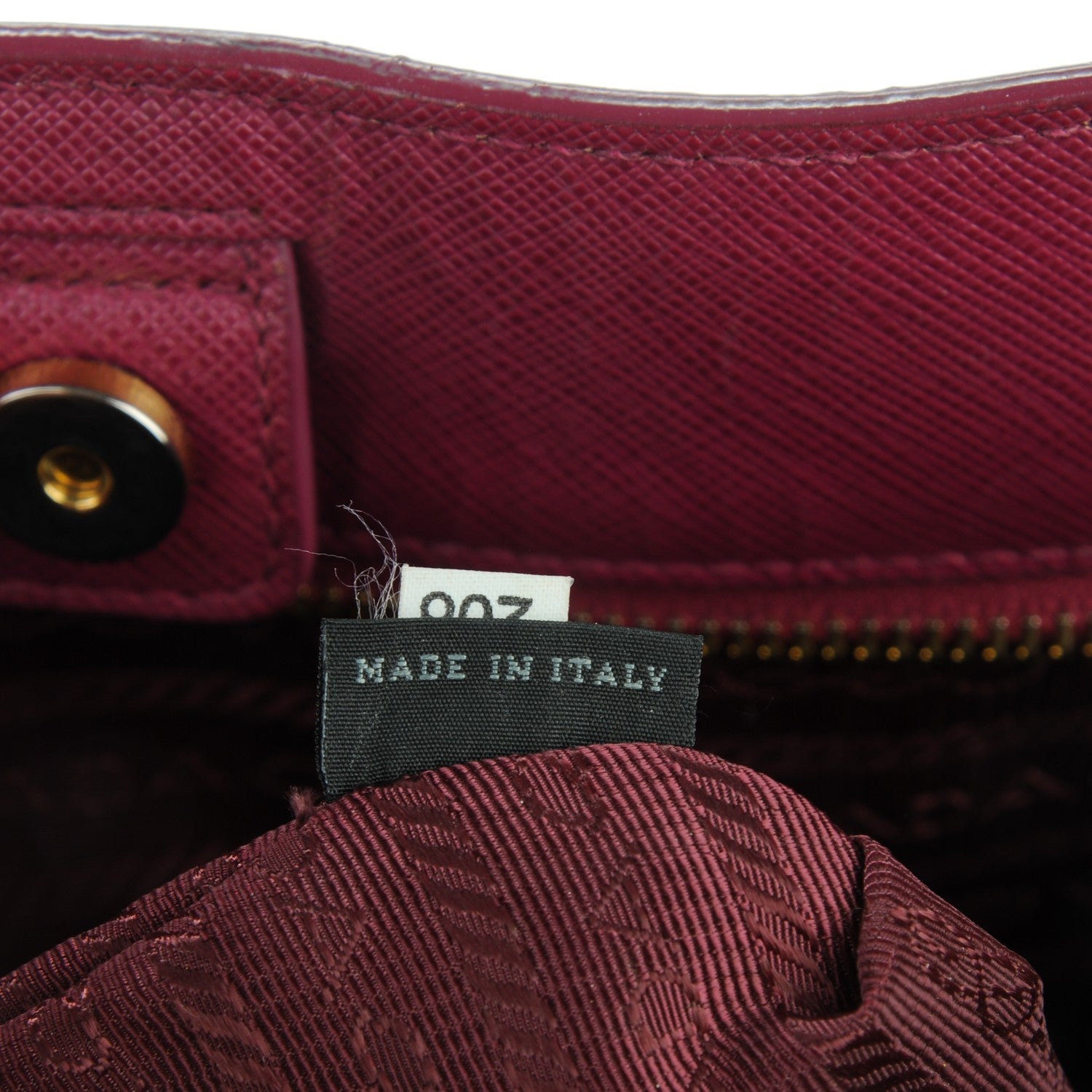 Prada Saffiano Lux Large Tote Ametista 7 of 8