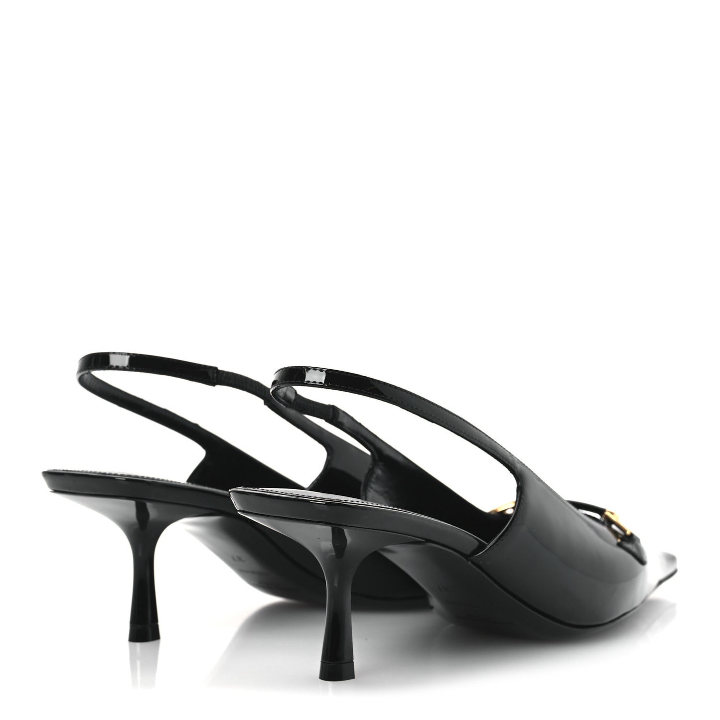 Patent Carine 55 Slingback Pumps 37 Black